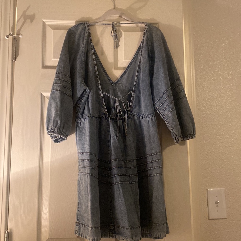 NWOT free people denim dress